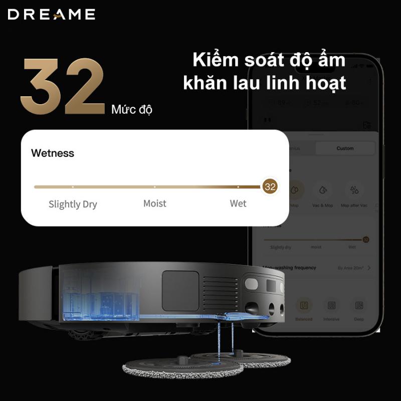 Robot hút bụi lau nhà Dreame X40 Master