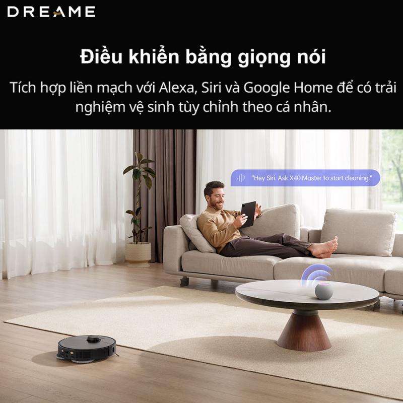 Robot hút bụi lau nhà Dreame X40 Master