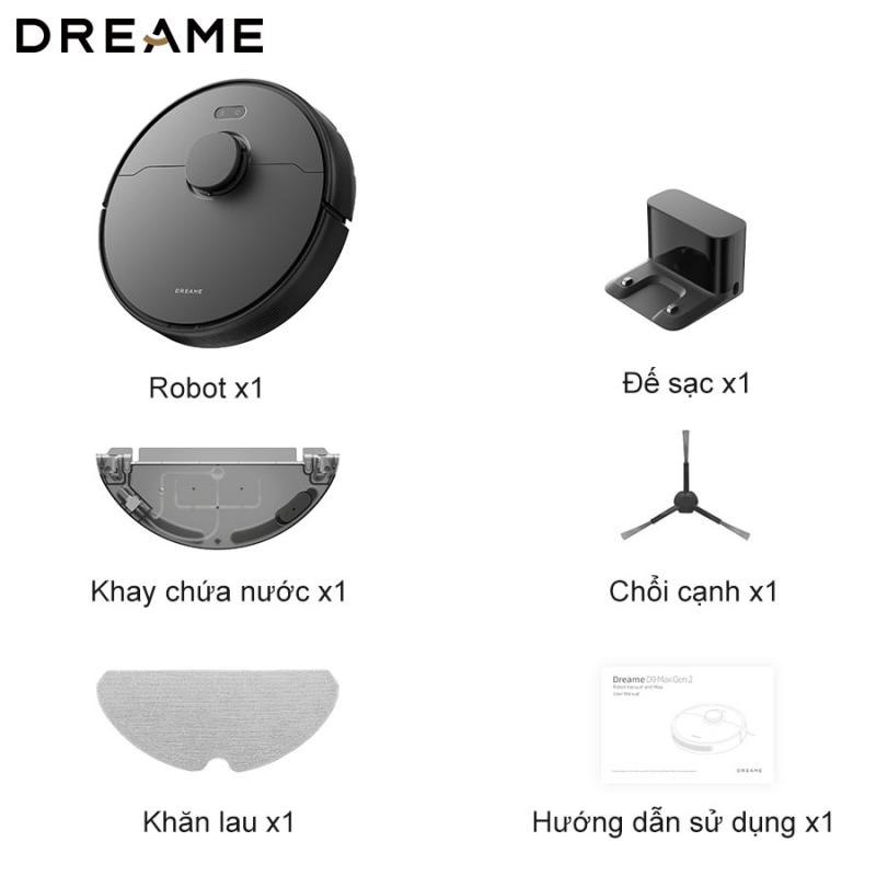 Robot hút bụi lau nhà Dreame D9 Max Gen 2