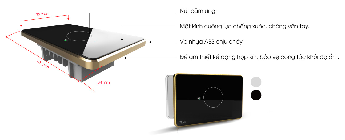 cấu tạo của sản phẩm Model: CTCU.WF