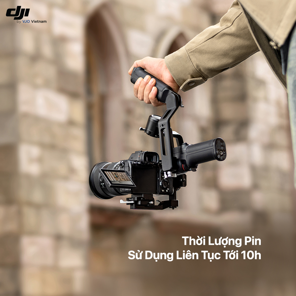 thời lượng pin của DJI RS 3 Mini